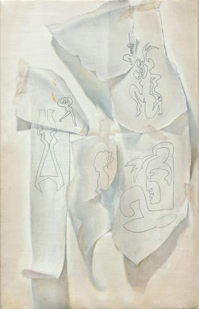 «Τώρα μὲ τὸ μολύβι / (ἤ μὲ τὴν φαντασία σας) / φροντίστε πάνω ἀπὸ αὐτά / μιὰ καταχνιὰ νὰ κάθεται, / γιατὶ μὲ σκέτη μονοκοντυλιὰ / ἡ θλίψη μου δὲν περιγράφεται.» Κ. Δ. 